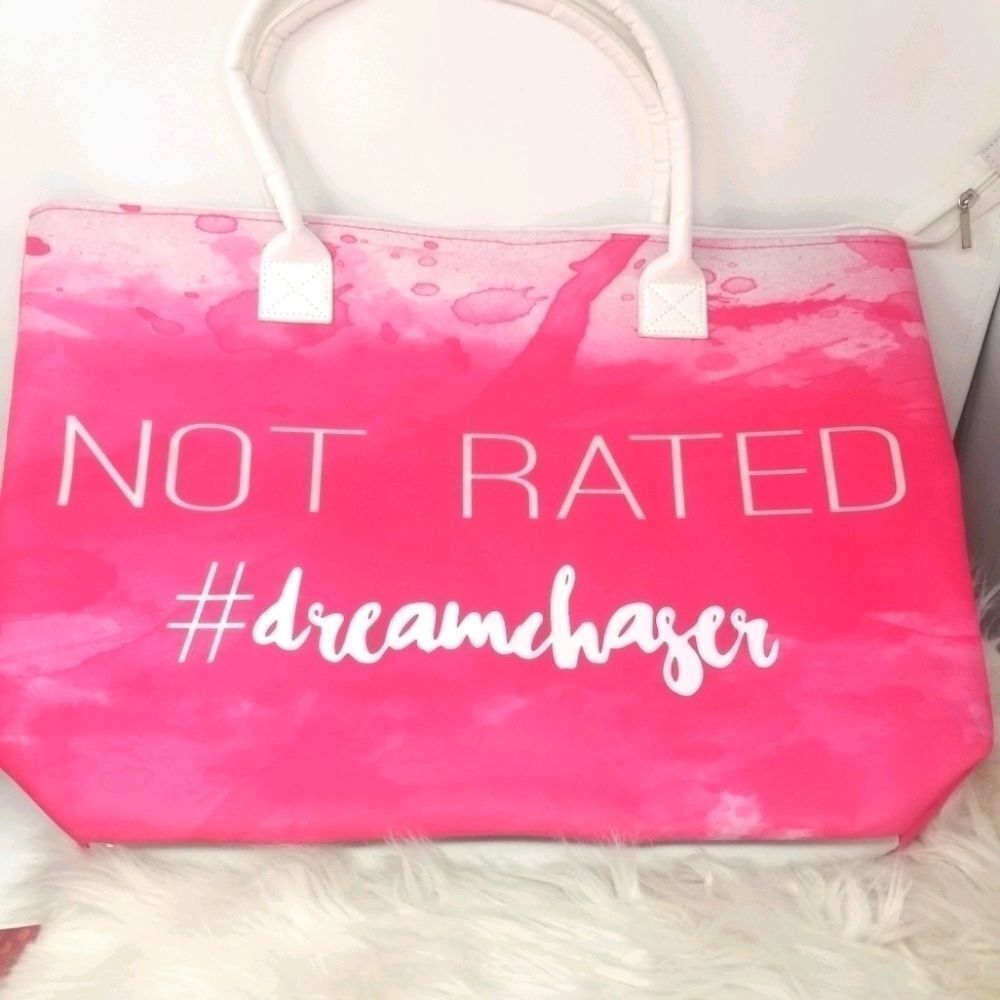 Not Rated Pink Tote Bag